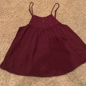 Cape Juby maroon top
